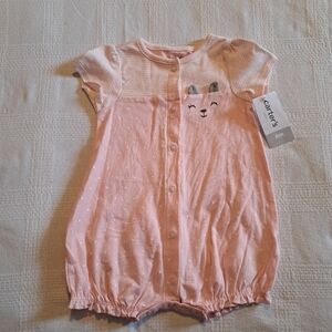 Carter's girls 6 months romper new